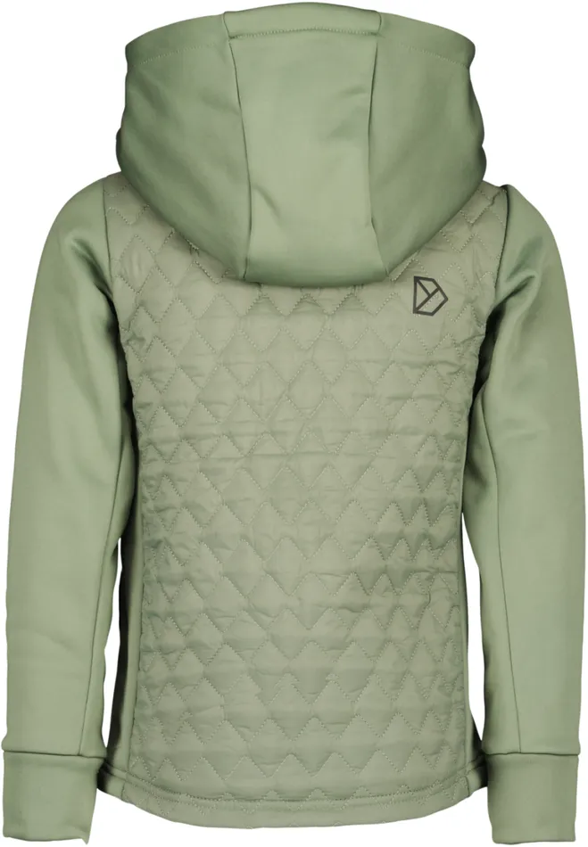 Kapris Kids039 FullZip Light Moss Kids Didriksons Fleece and Midlayers