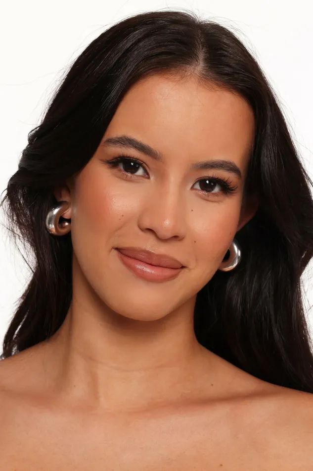 Katie Hoop Earrings Silver Earrings Petal and Pup Women