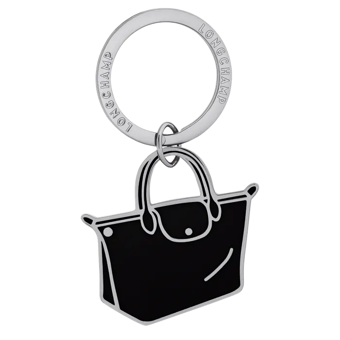 Keyrings Longchamp Women Le Pliage Key rings Black