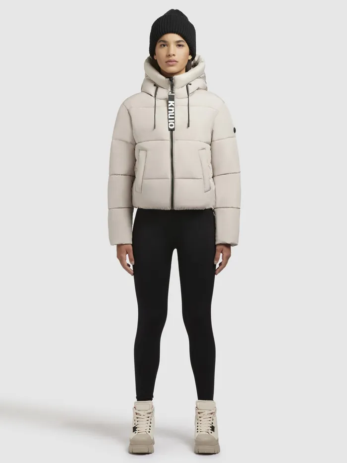 KHUJO Quilted Jackets Women Jacke ELIDA Hellbeige Hellbeige