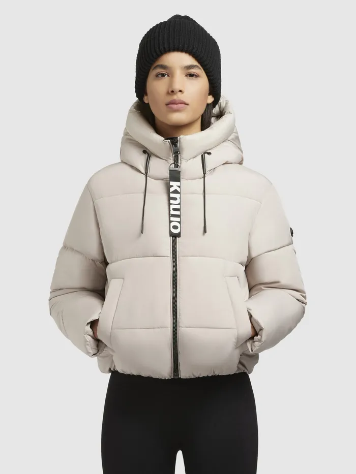 KHUJO Quilted Jackets Women Jacke ELIDA Hellbeige Hellbeige