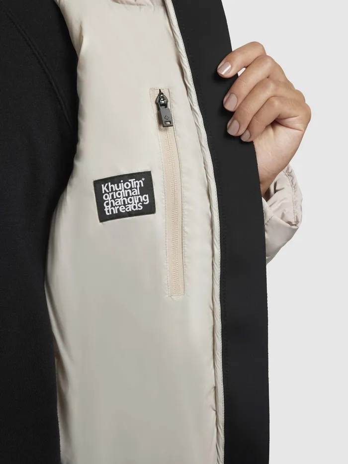 KHUJO Quilted Jackets Women Jacke ELIDA Hellbeige Hellbeige
