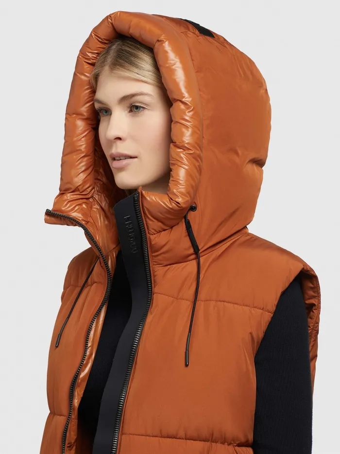 KHUJO Weste EREY Orangebraun Orangebraun Women Puffer Vests