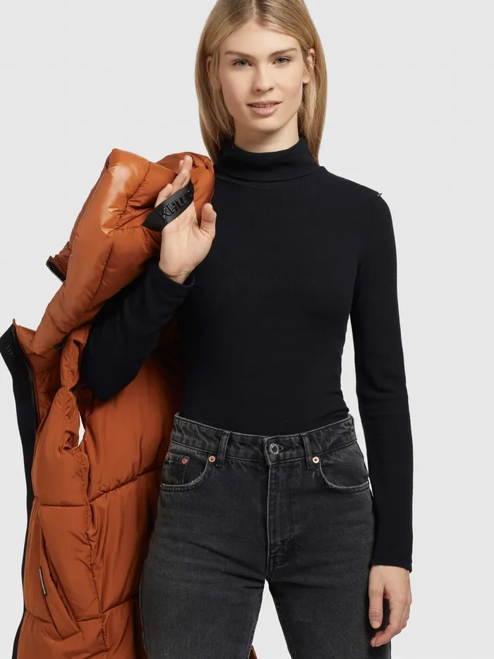 KHUJO Weste EREY Orangebraun Orangebraun Women Puffer Vests