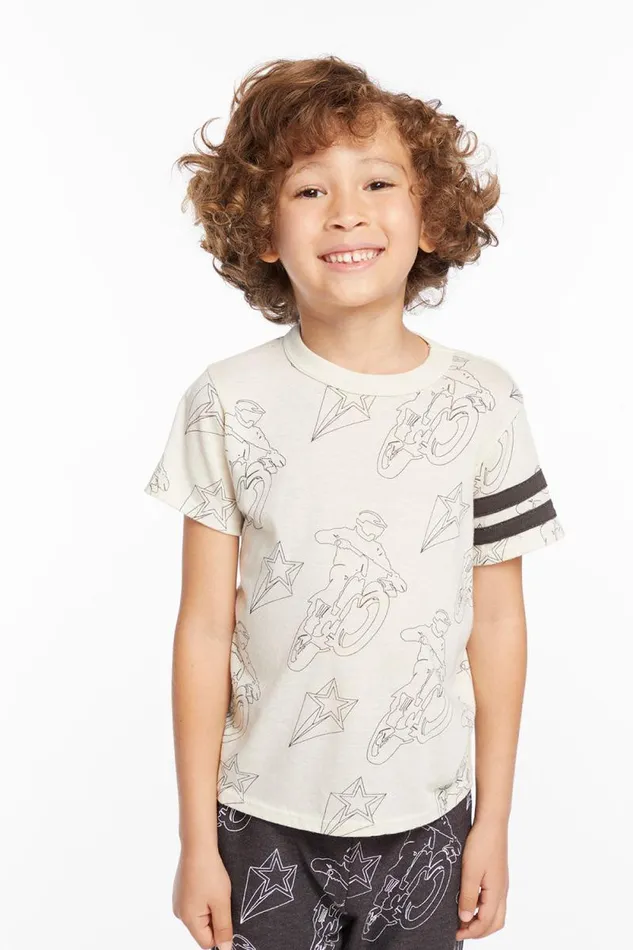 Kids Chaser Brand Boys Moto Star Boys Tee