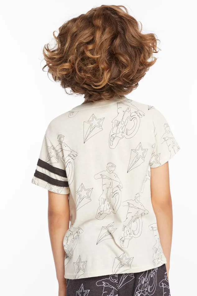 Kids Chaser Brand Boys Moto Star Boys Tee
