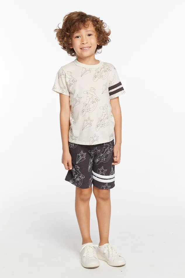 Kids Chaser Brand Boys Moto Star Boys Tee