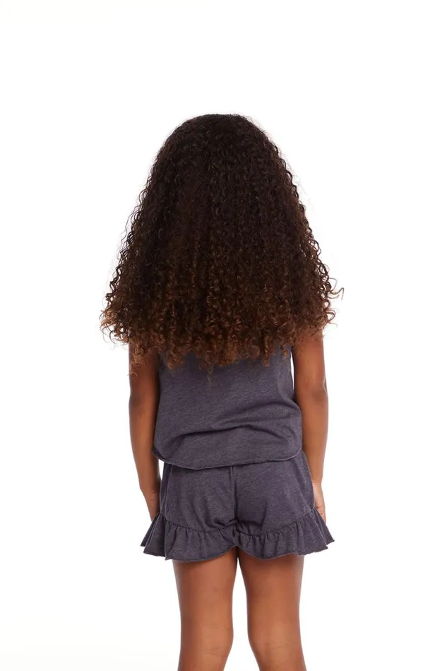 Kids Chaser Brand Girls Avalon Girls Vintage Jersey Shirttail Muscle