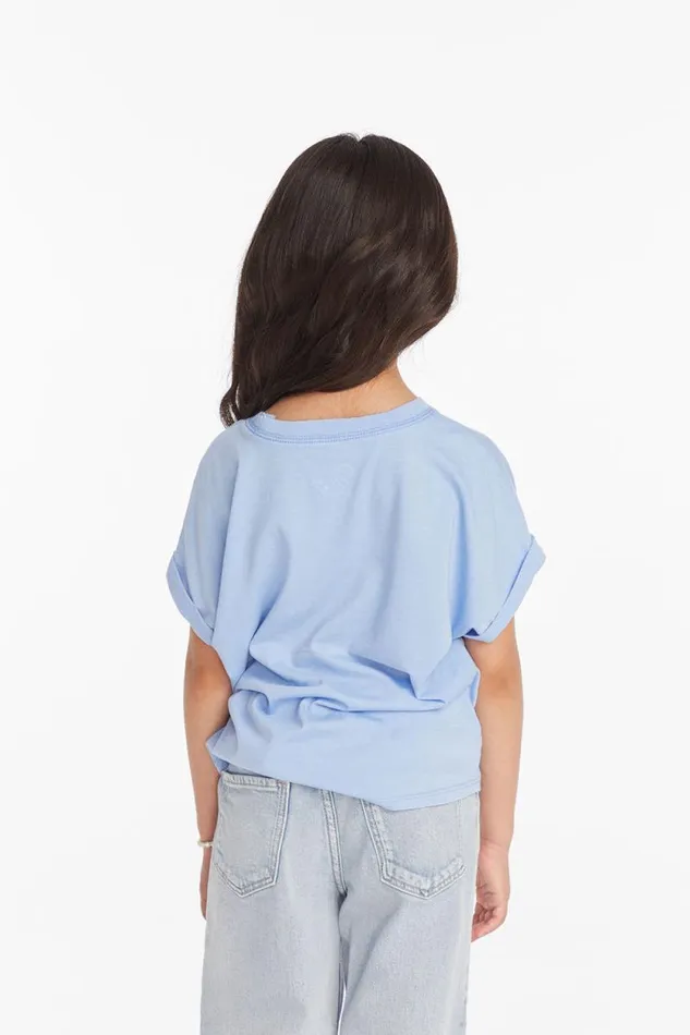 Kids Chaser Brand Girls Bolt Heart Girls Tee