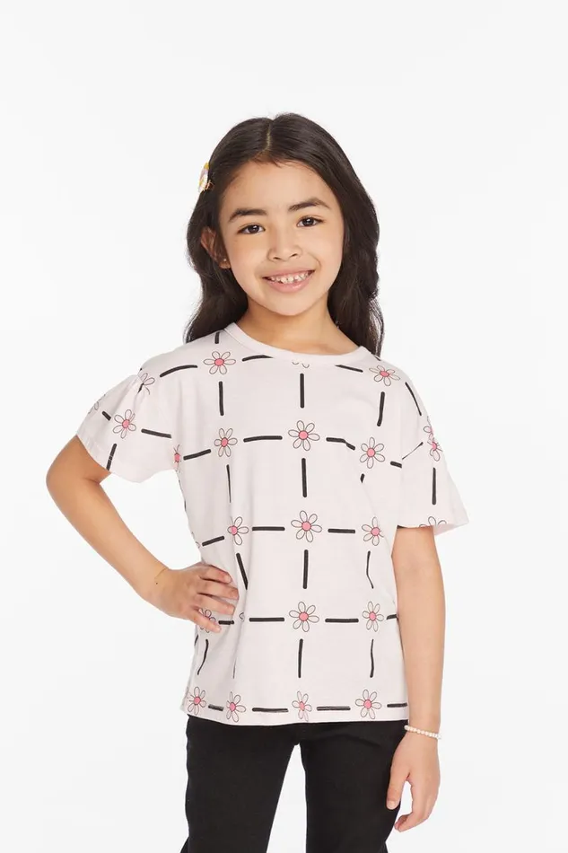Kids Chaser Brand Girls Flower Power Girls Tee