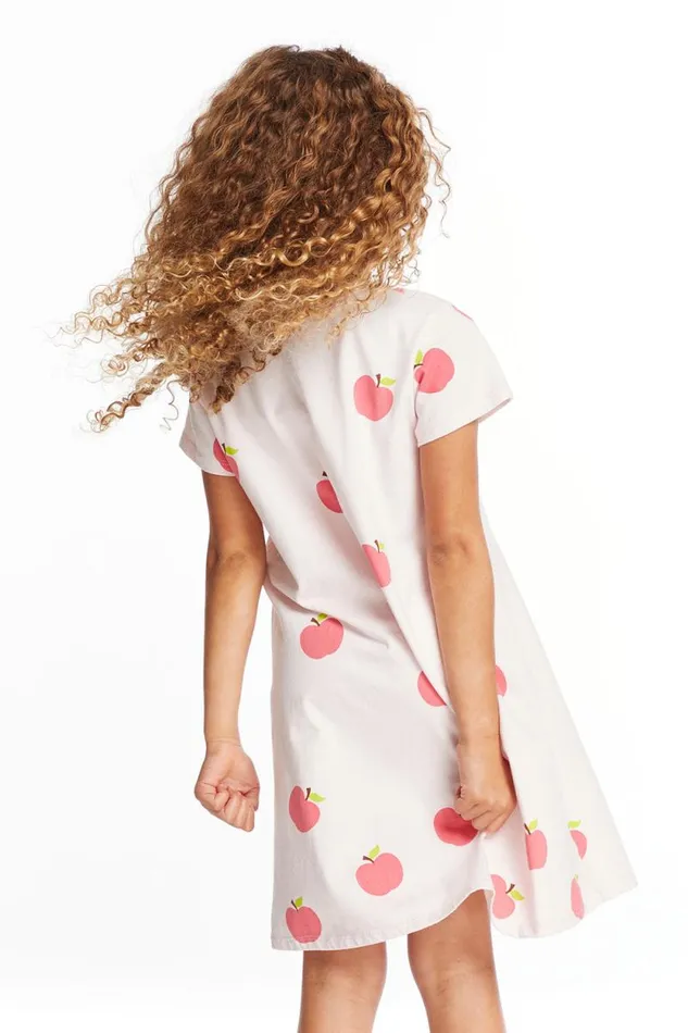 Kids Chaser Brand Girls Yummy Apples Girls Shirt Dress