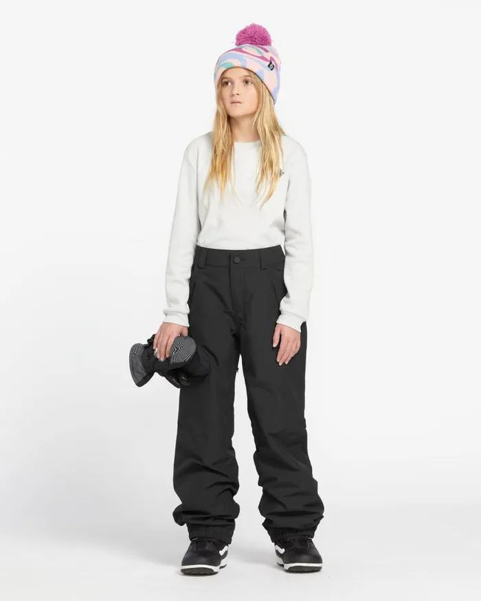 Kids Fernie Insulated Pants 8211 Black Kids Volcom Pants