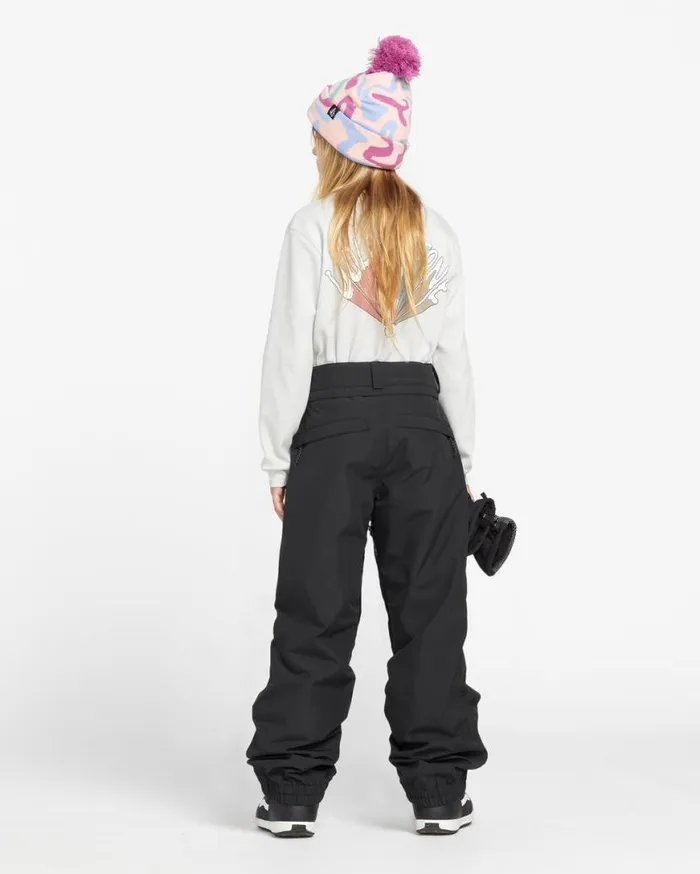 Kids Fernie Insulated Pants 8211 Black Kids Volcom Pants