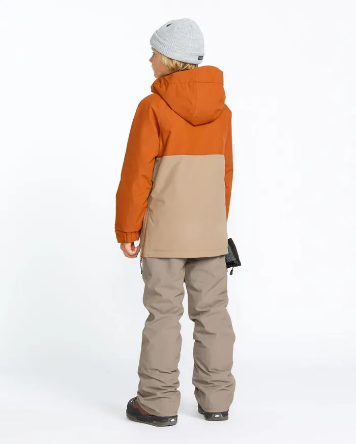 Kids Freakin Chino Youth Insulated Pants 8211 Chestnut Brown Kids Volcom Pants