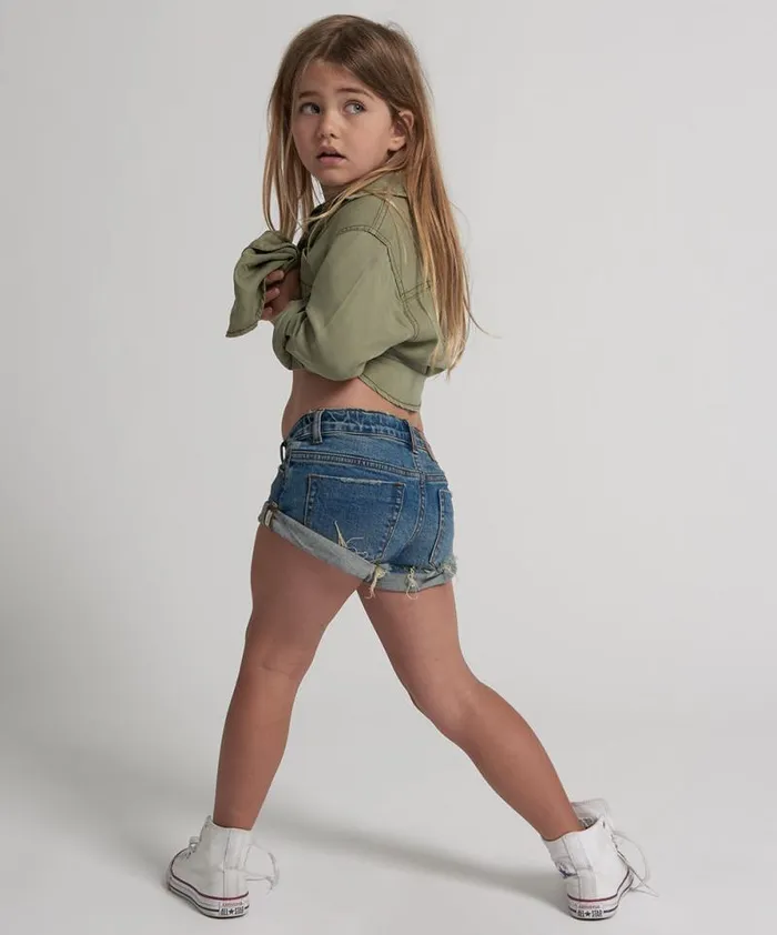 Kids KIDS BANDITS DENIM SHORT BLUE One Teaspoon Kids Kids KIDS BANDITS DENIM SHORT BLUE One Teaspoon Kids