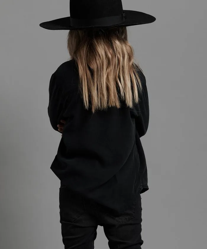 Kids KIDS FOX BLACK ORGINAL LIBERTY SHIRT One Teaspoon Kids