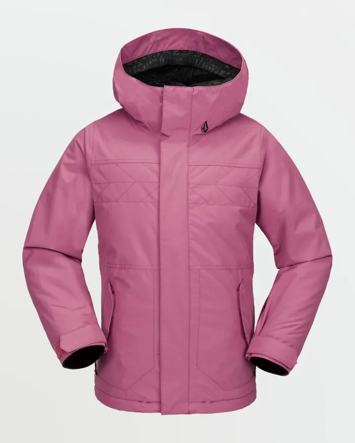 Kids Miiinty Insulated Jacket 8211 Blurred Violet Kids Volcom Jackets