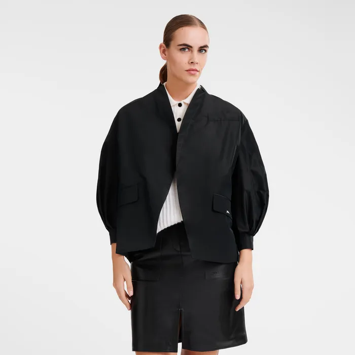 Kimono jacket BlackBlackBlack Coats and Jackets Longchamp Women