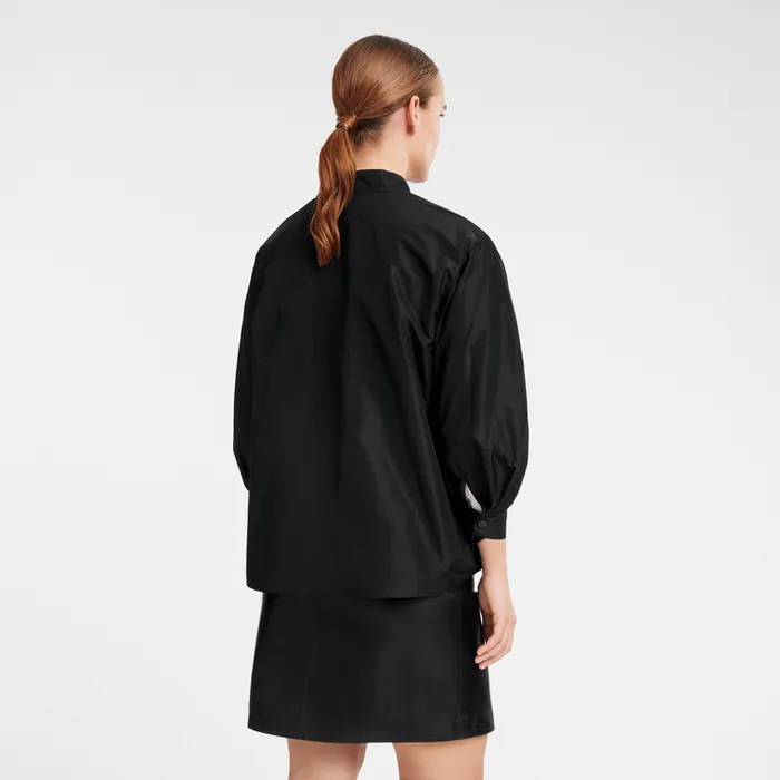 Kimono jacket BlackBlackBlack Coats and Jackets Longchamp Women