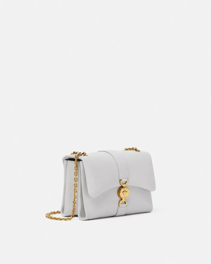 Kleio Shoulder Bag Gray Women Versace Shoulder and Crossbody