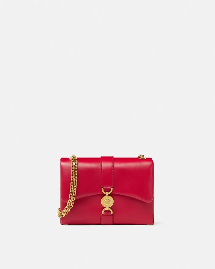 Kleio Shoulder Bag Red Women Versace Shoulder and Crossbody