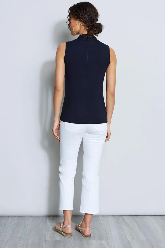 Knits and Sweaters Women Elie Tahari Sleeveless Mock Twist Knit STARGAZER