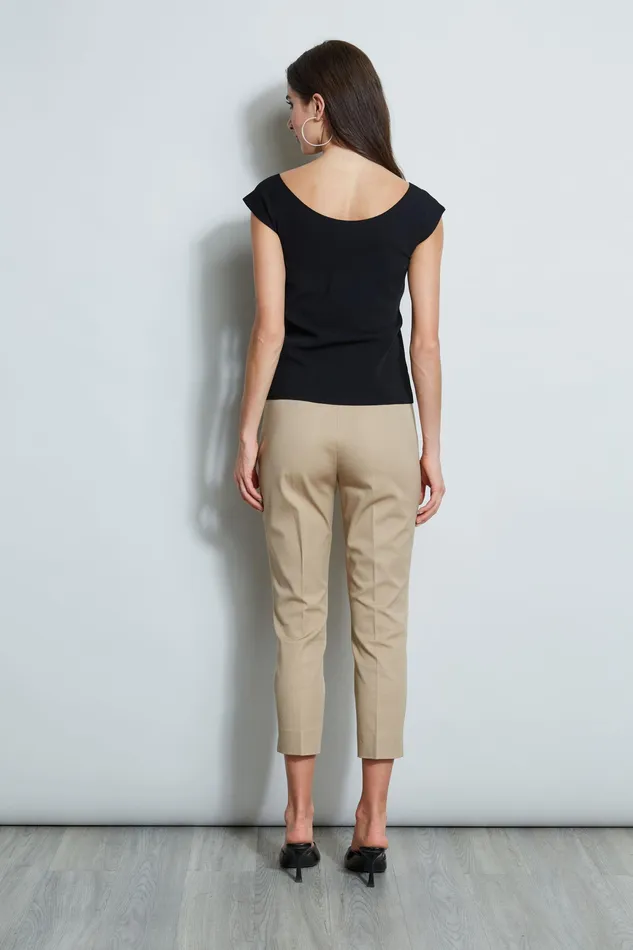Knits and Sweaters Women Elie Tahari Twist Front Sweater NOIR