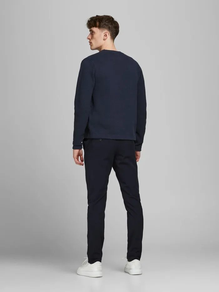 Knitwear JACK and JONES Mens CLASSIC CARDIGAN Blue India Ink Casaul