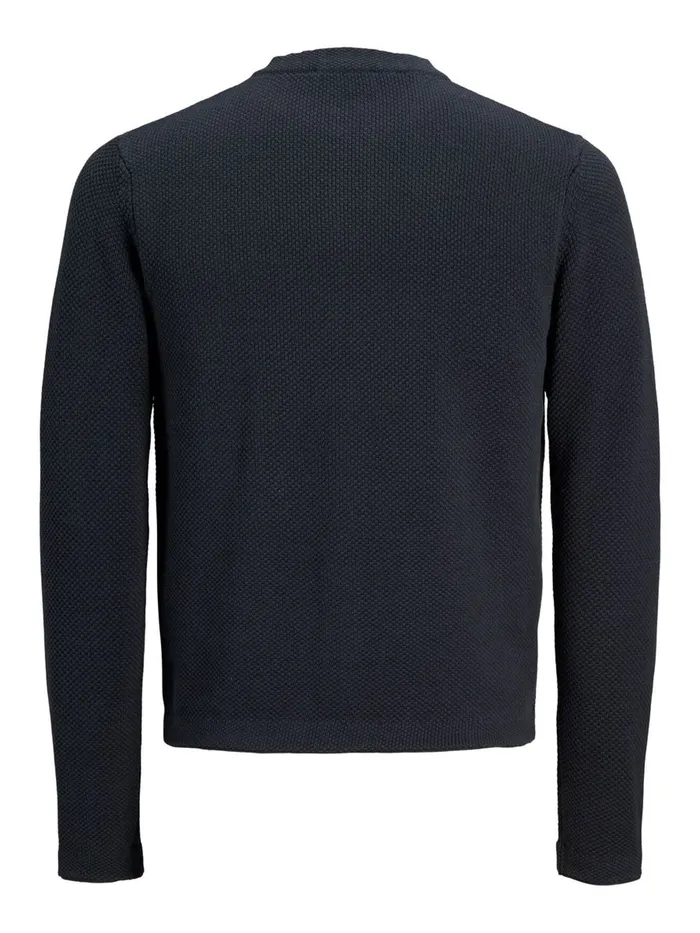 Knitwear JACK and JONES Mens CLASSIC CARDIGAN Blue India Ink Casaul