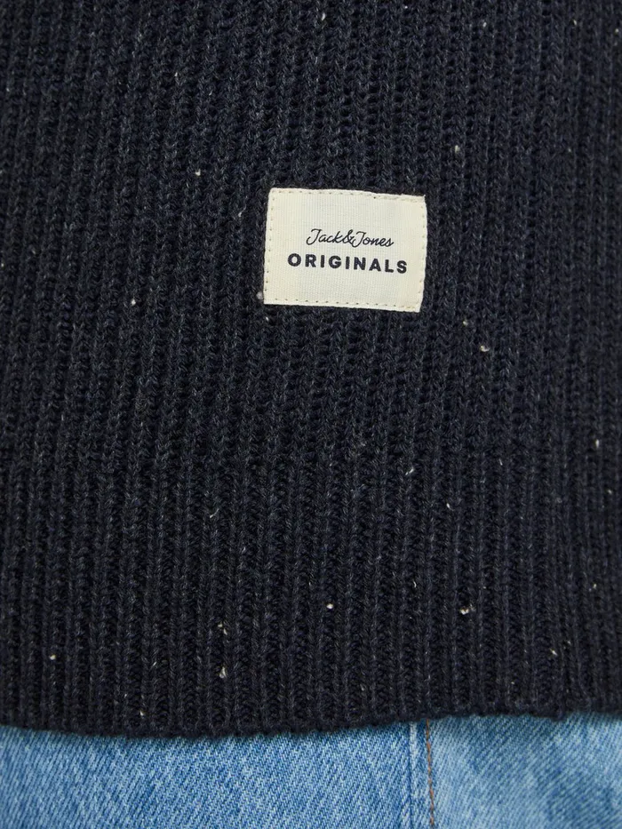 Knitwear JACK and JONES Mens TEXTURED KNITTED PULLOVER Blue Sky Captain Gift 4 You