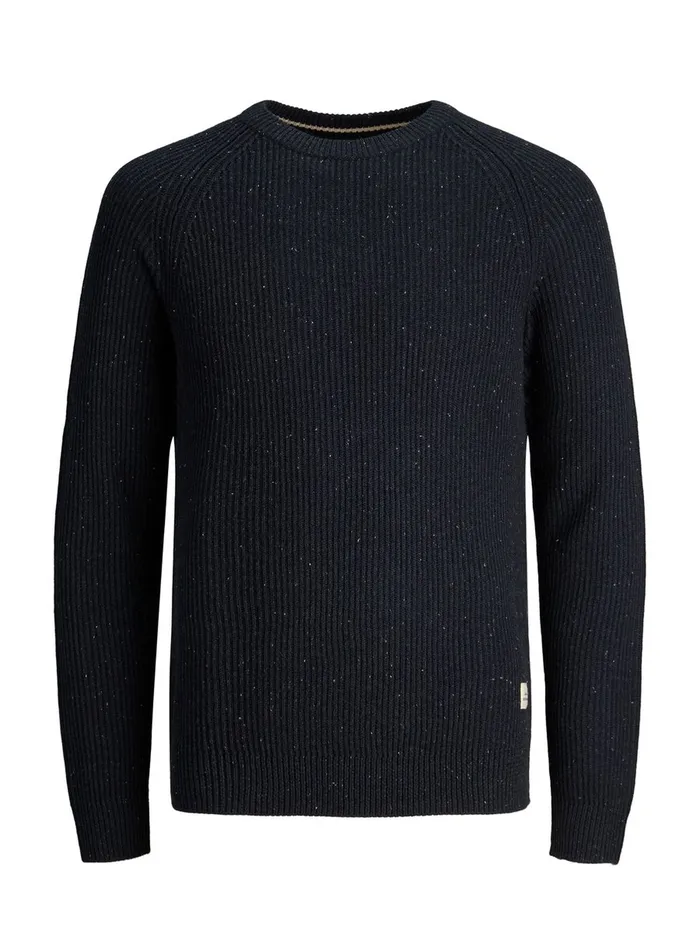 Knitwear JACK and JONES Mens TEXTURED KNITTED PULLOVER Blue Sky Captain Gift 4 You