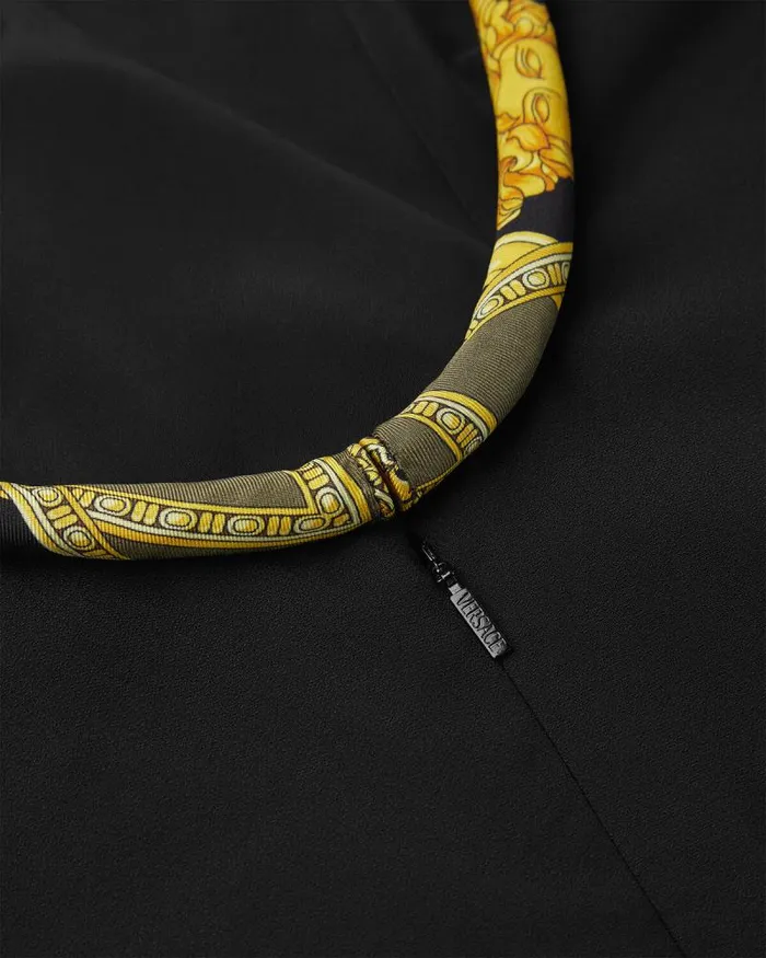 La Coupe Des Dieux Midi Dress Black Women Versace Dresses