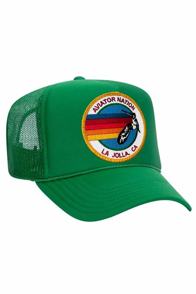 La Jolla Trucker Hat WomenMen Aviator Nation Trucker Hats