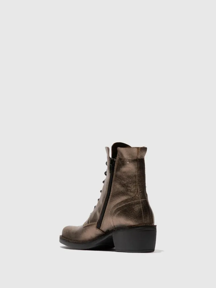 Laceup Ankle Boots MILU044FLY DARK GOLD Women Fly London Ankle Boots