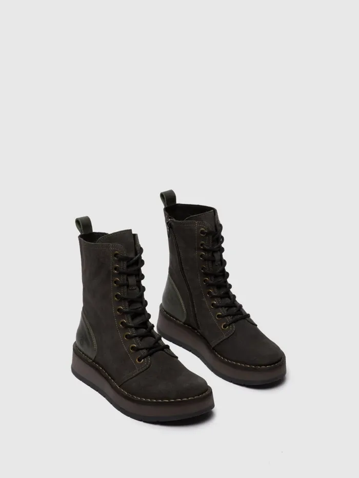 Laceup Ankle Boots RAMI043FLY OILSUEDERUG DIESEL Women Fly London Ankle Boots