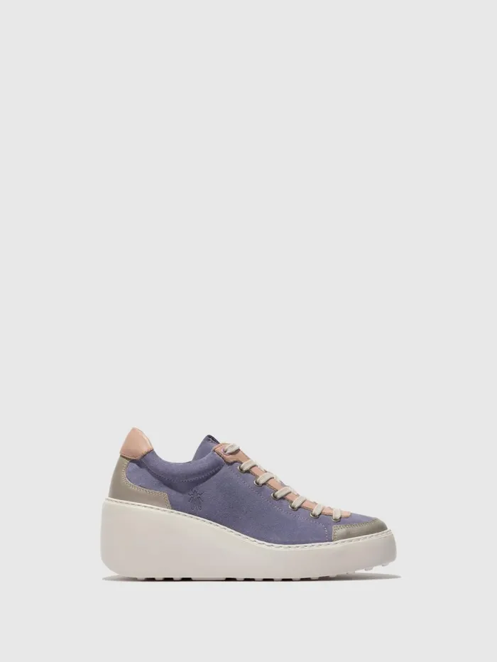 Laceup Trainers DUFY671FLY SILVERPALE PINKVIOLET Women Fly London Trainers