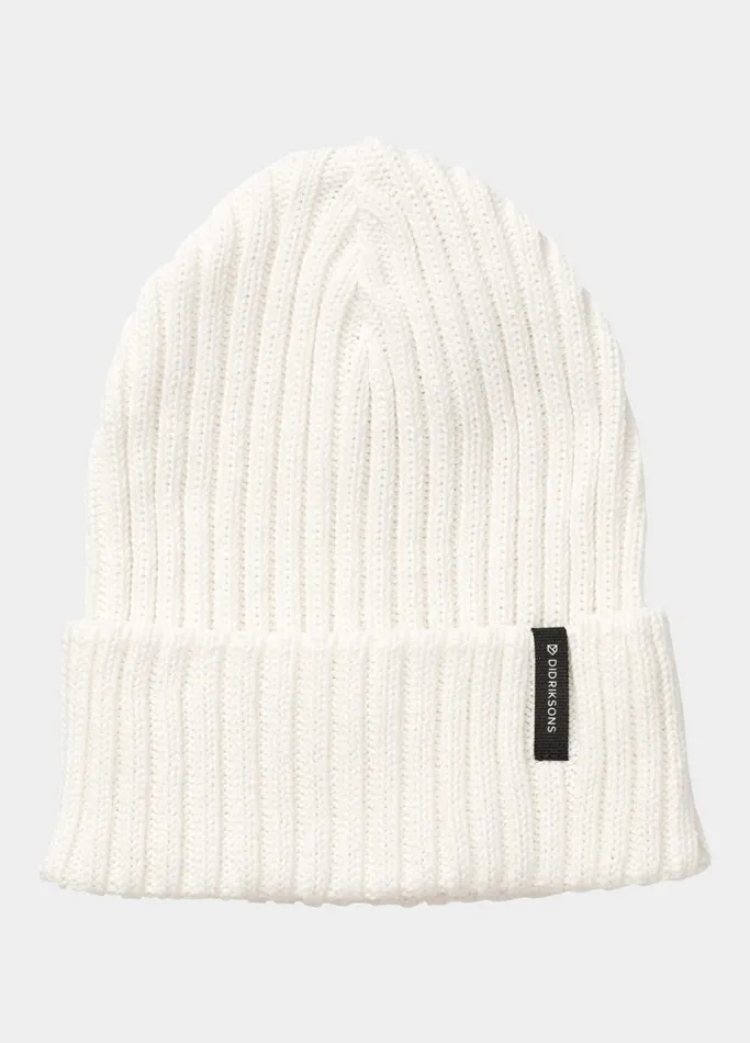 Laken Beanie Off White WomenMen Didriksons Hats and Caps
