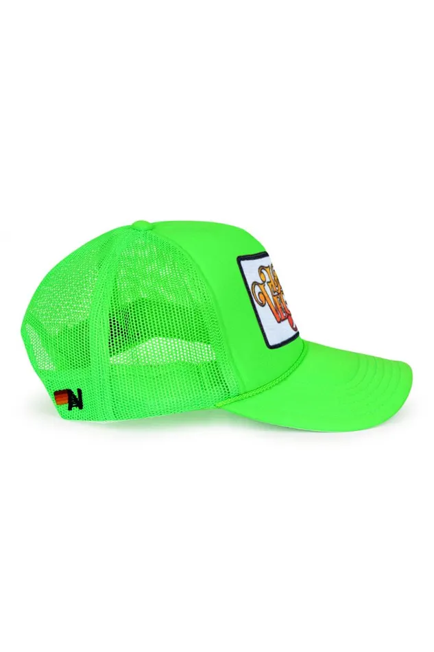 Las Vegas Script Trucker Hat WomenMen Aviator Nation Trucker Hats