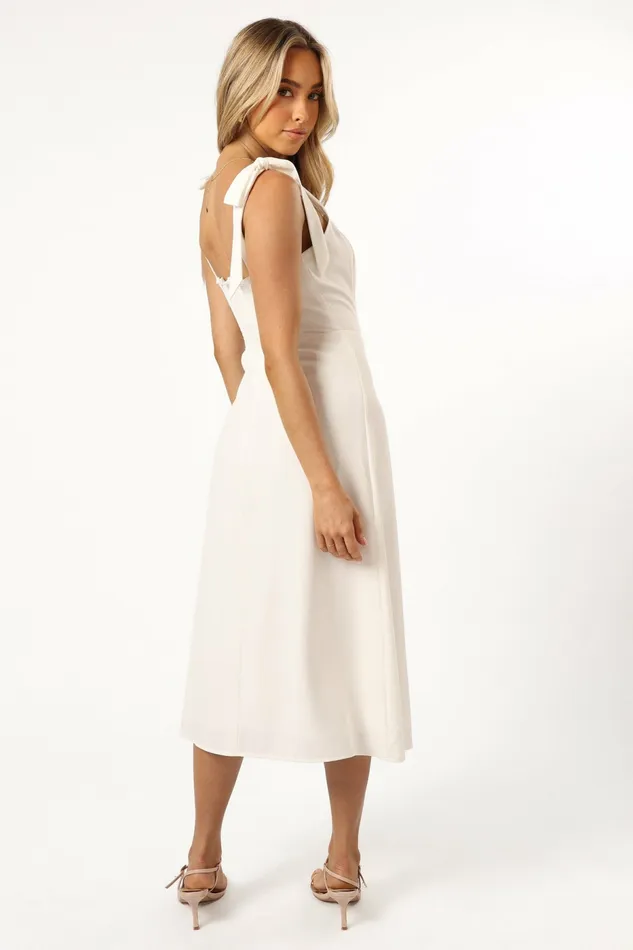 Laurel Dress White Women Event Dresses Petal and Pup