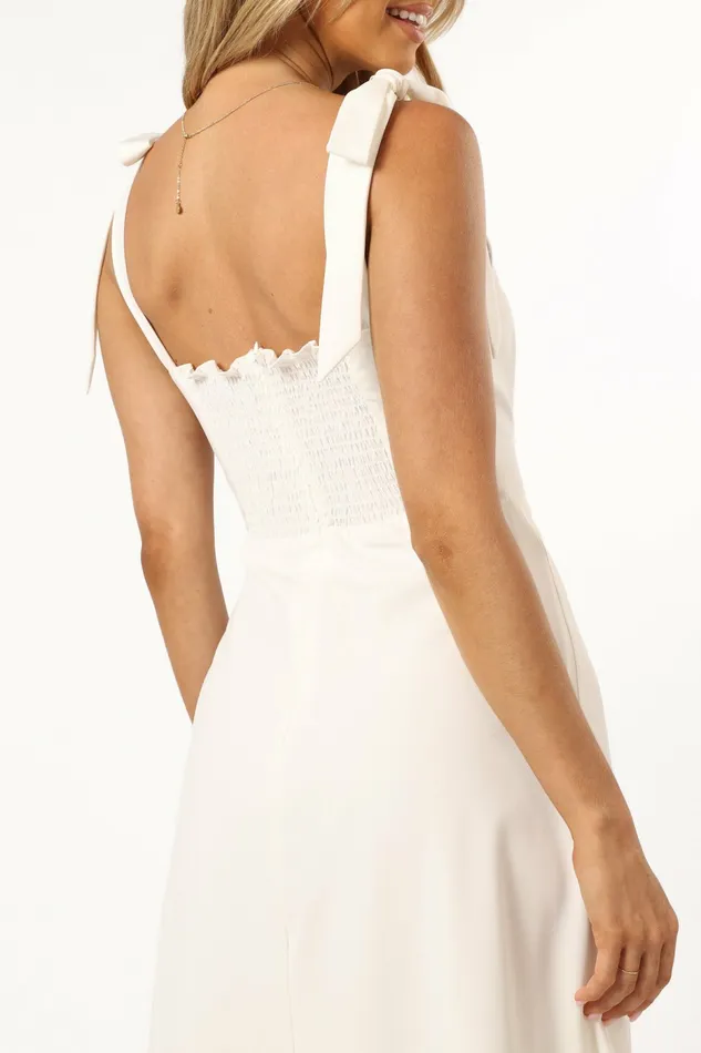 Laurel Dress White Women Event Dresses Petal and Pup