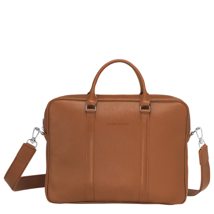 Le Foulonn XS Briefcase Caramel Briefcase Longchamp WomenMen