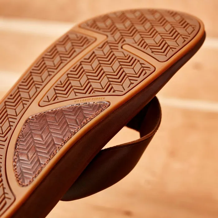 Leather Men Olukai Ilikai Leather Sandals 8211 Toffee