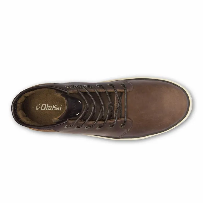 Leather Men Olukai Kekaha Chukka Boots 8211 Toffee Off White