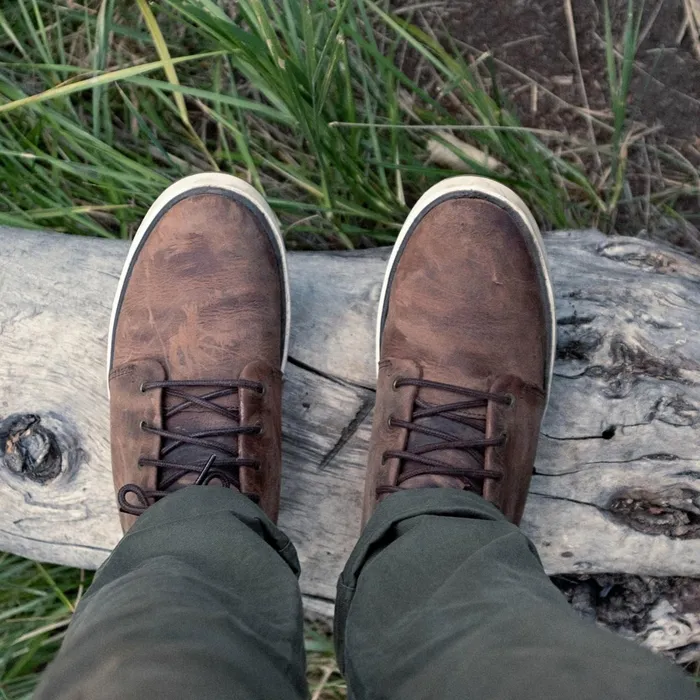 Leather Men Olukai Kekaha Chukka Boots 8211 Toffee Off White