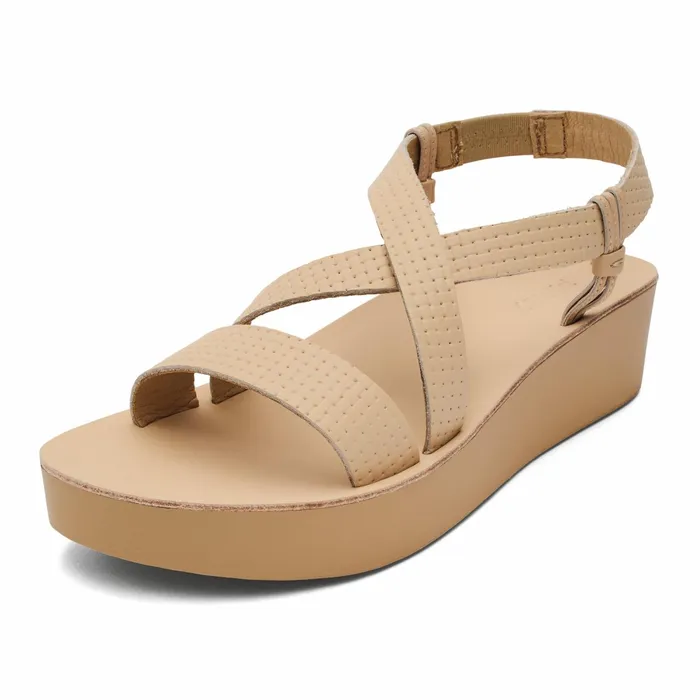 Leather Women Olukai nohi Strappy Leather Sandals 8211 Warm Beige
