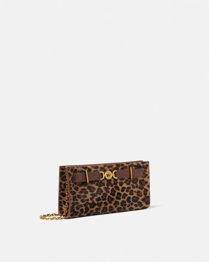 Leopard Medusa 03995 Clutch Animalier Women Versace Mini Bags and Clutches