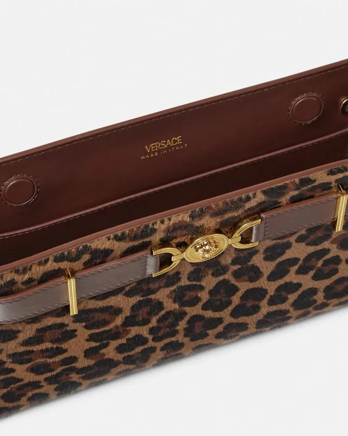 Leopard Medusa 03995 Clutch Animalier Women Versace Mini Bags and Clutches