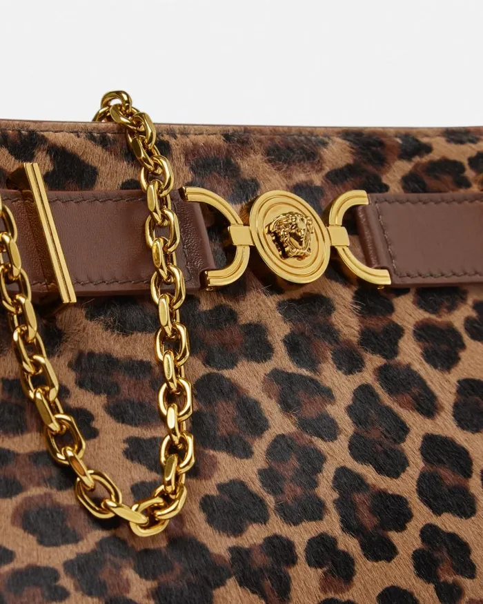 Leopard Medusa 03995 Clutch Animalier Women Versace Mini Bags and Clutches