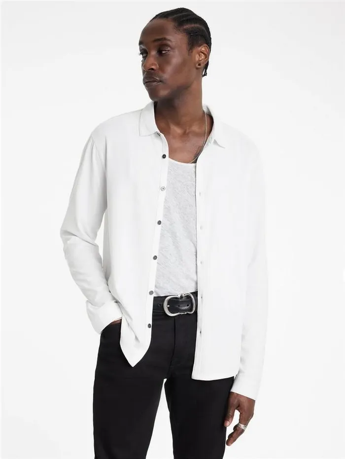 LEVI SHIRT White Men John Varvatos Shirts