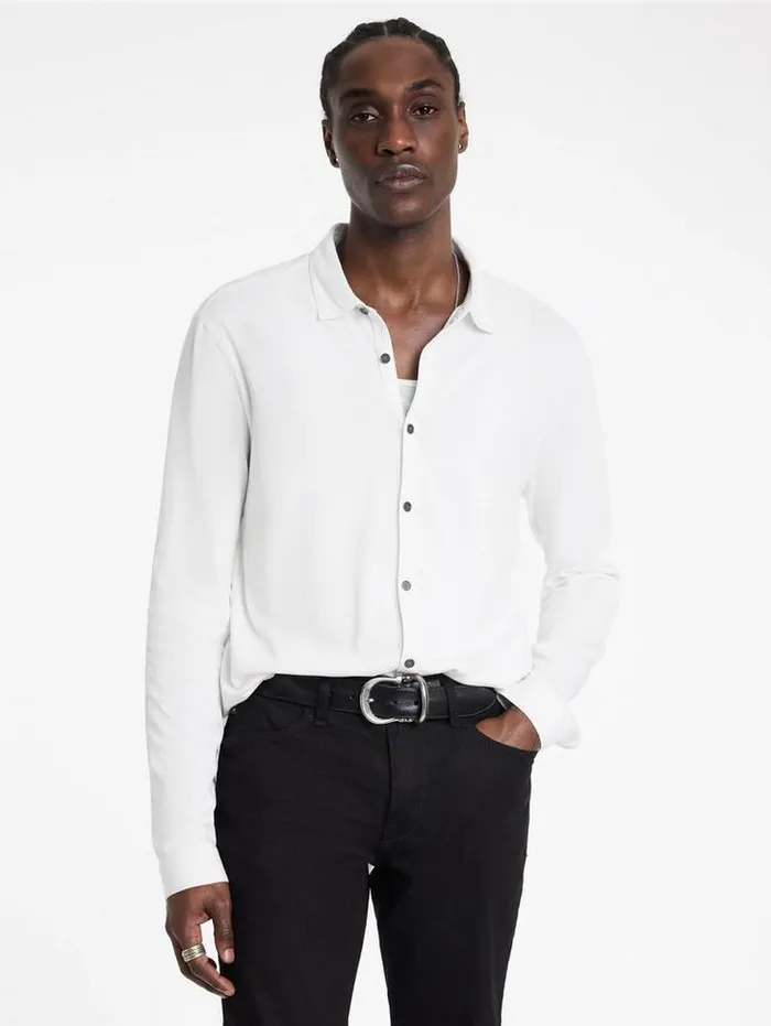 LEVI SHIRT White Men John Varvatos Shirts